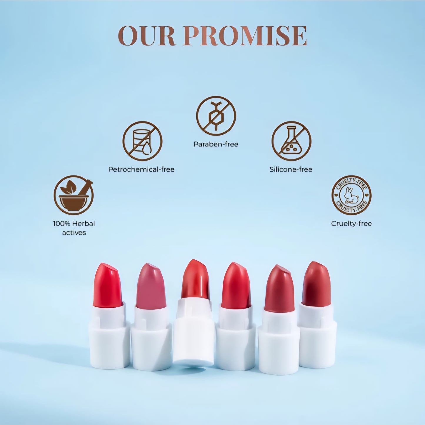 Just Herbs Herb-Enriched Ayurvedic Intense Colour Micro Mini Lipstick Set - 16 Shades (Multicolor, 7 g).