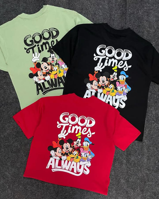 Mickey Mouse friends Printed Cot set.