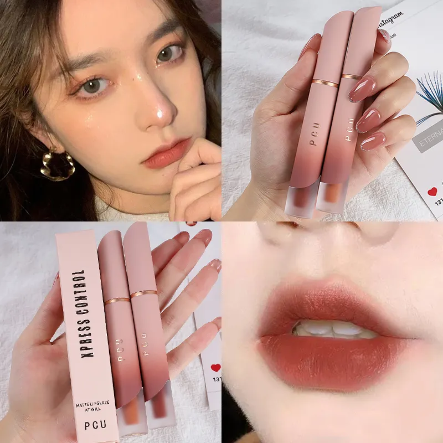 Rich color A sip of velvet 6 colors available-matte lip glaze at will