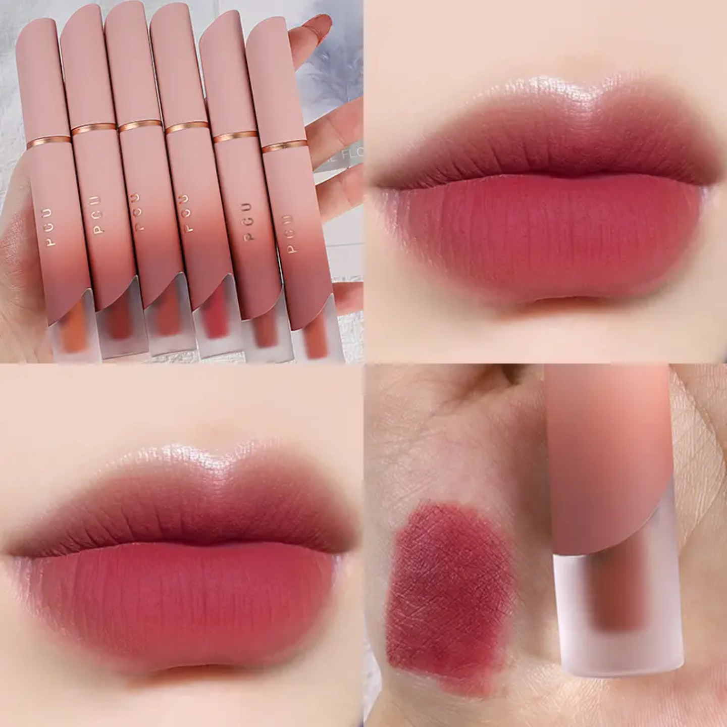 Rich color A sip of velvet 6 colors available-matte lip glaze at will