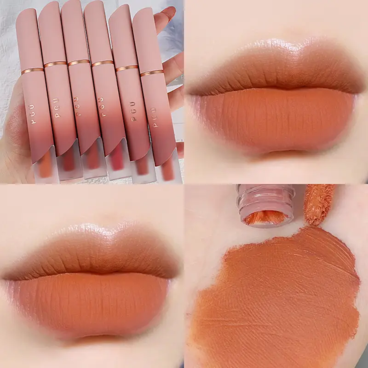 Rich color A sip of velvet 6 colors available-matte lip glaze at will